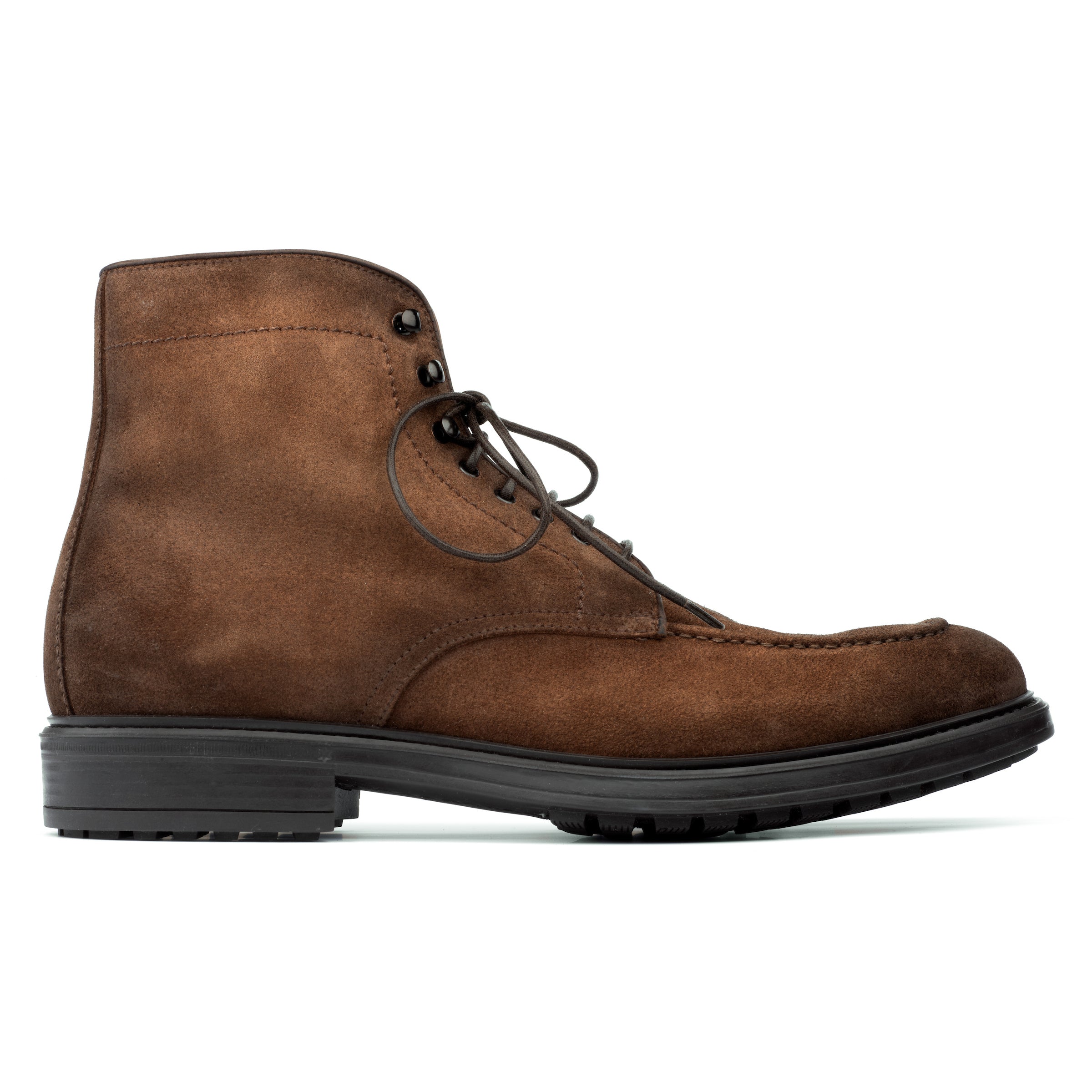Ivan Brown Aero Suede Apron Lace Boot