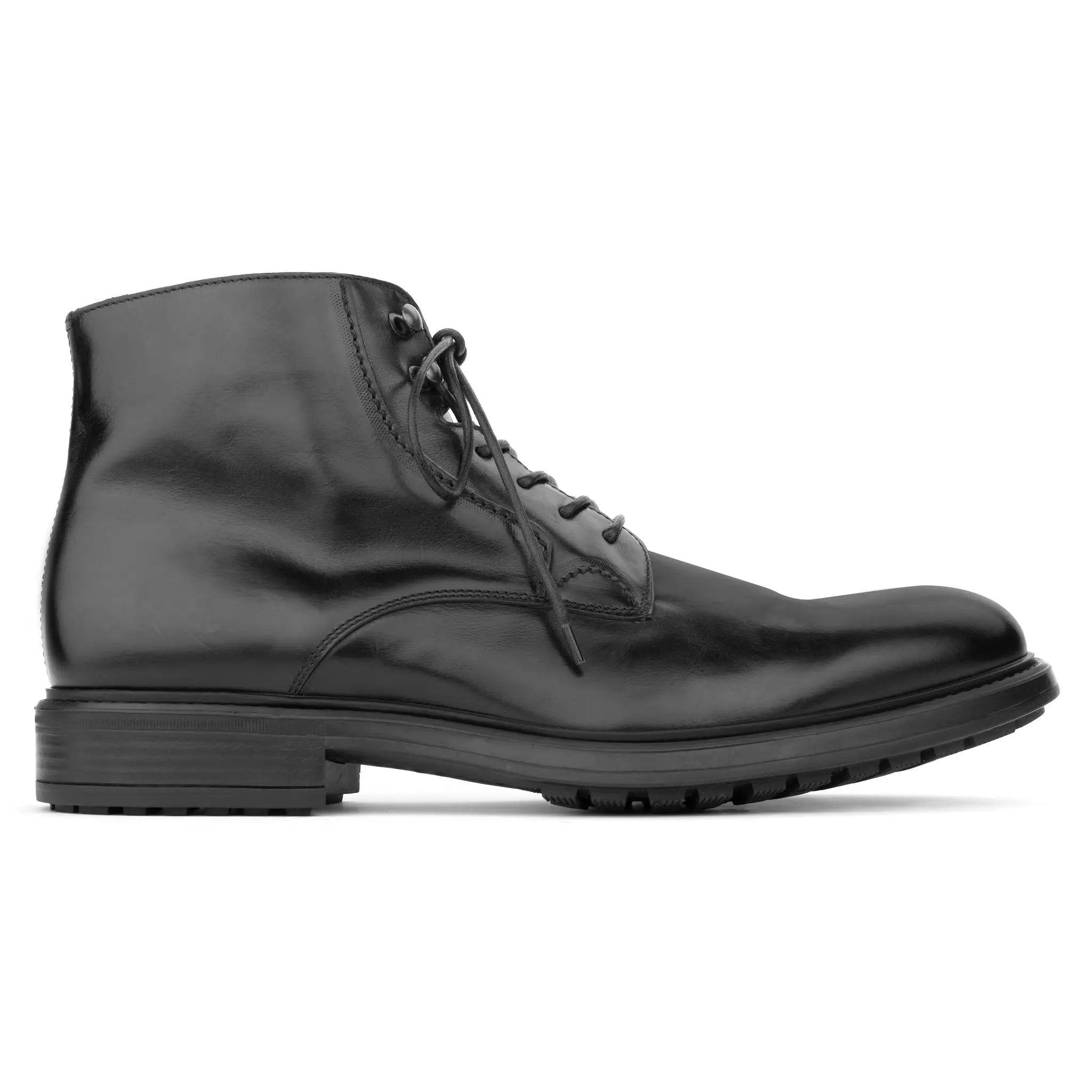 Major Black Calf Lace-Up Boot by To Boot New York
