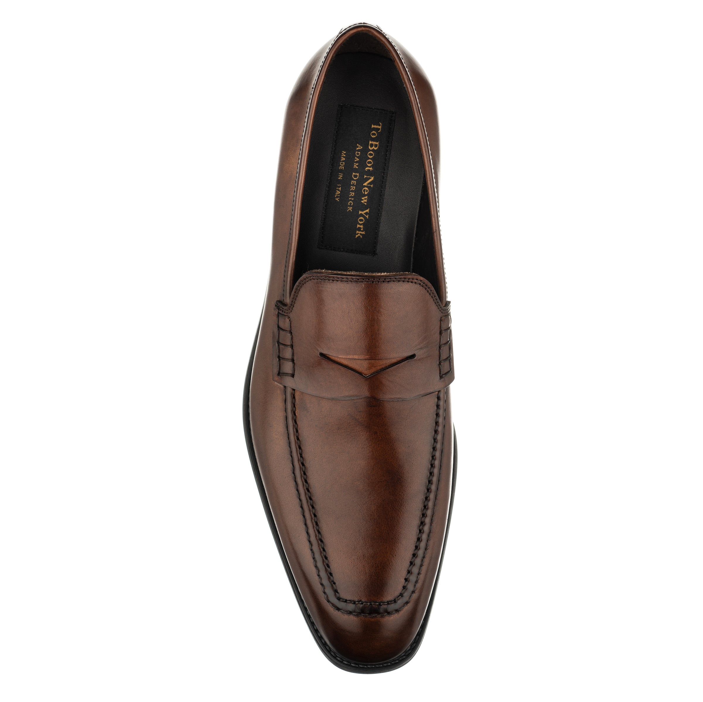 Sicily Burnished Brown Calf Slip On