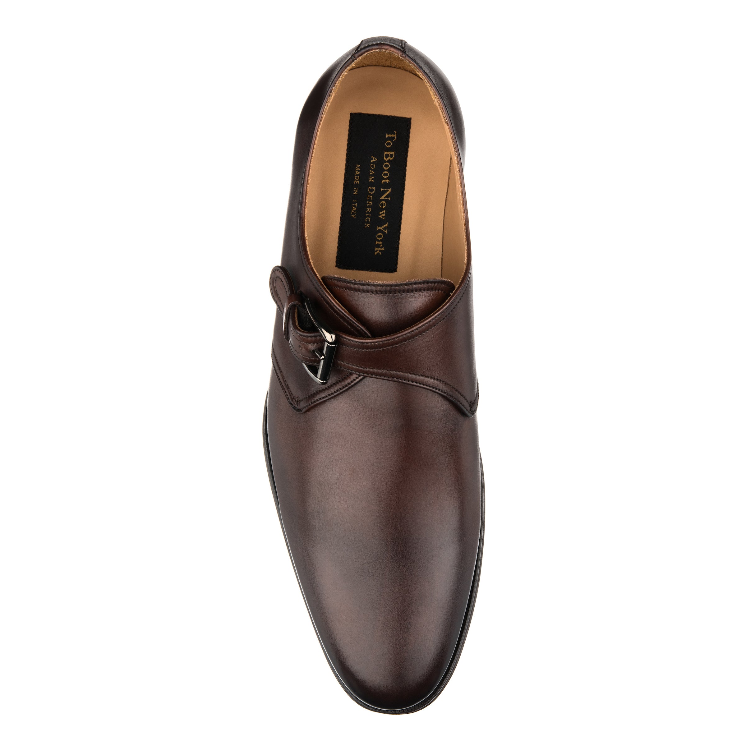 Conner Dark Brown Calf Monkstrap