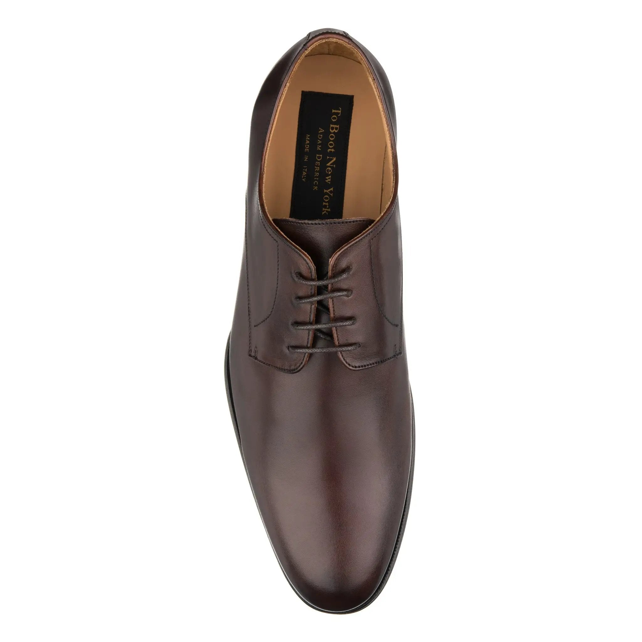 Declan Dark Brown Calf Derby Blucher by To Boot New York