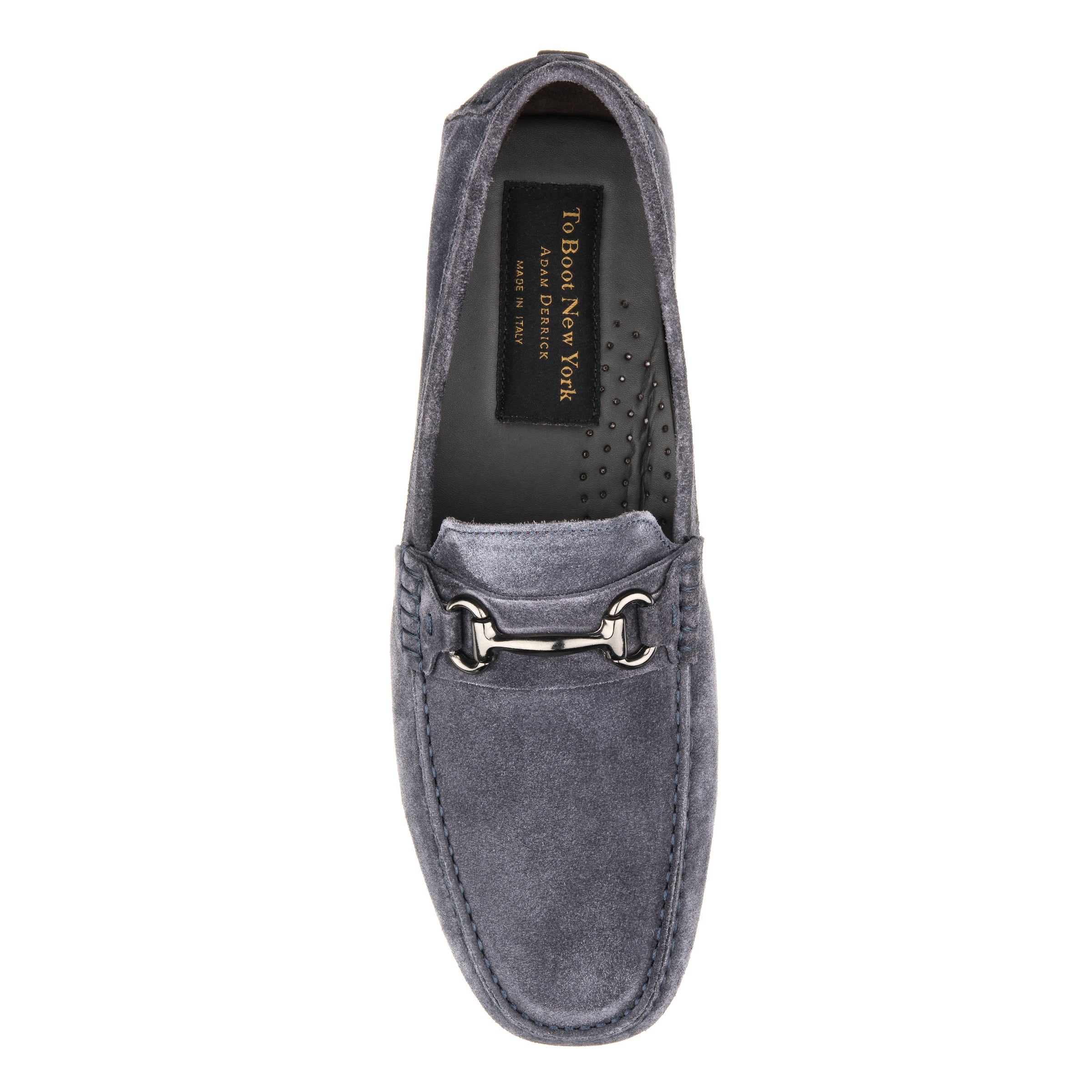 Del Amo Slate Blue Driving Shoe