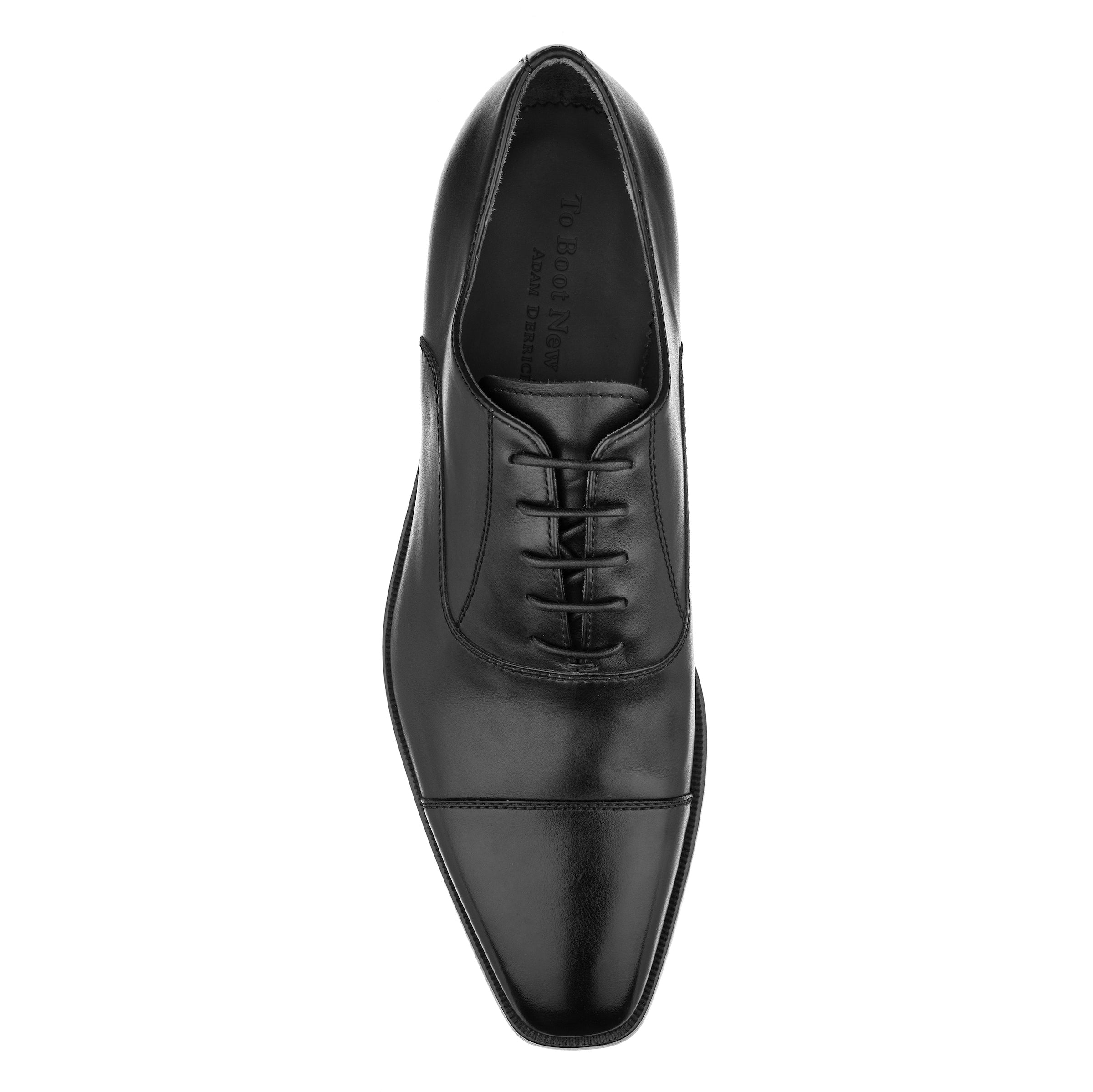 Trento Black Calf Cap Toe