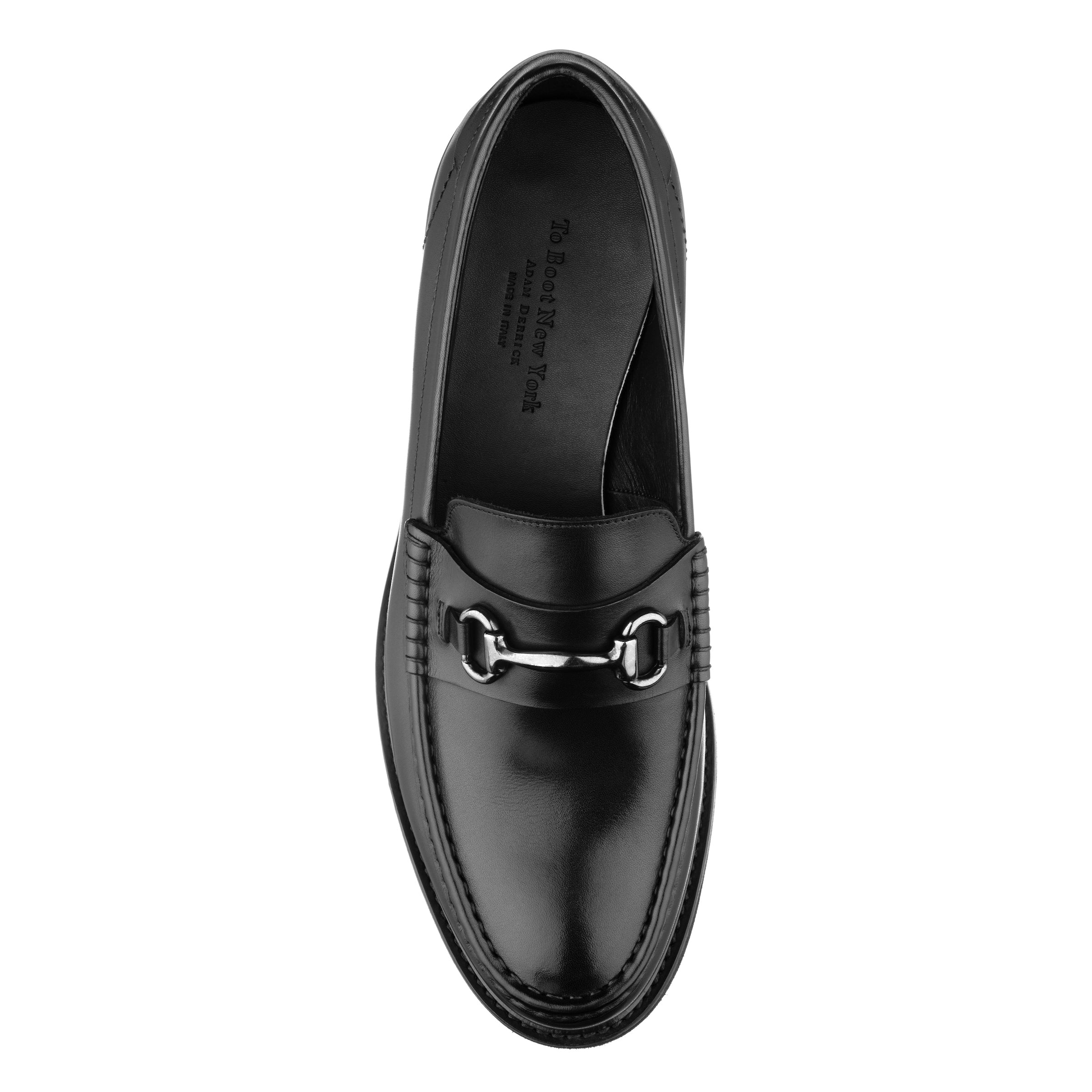 Dennen Black Calf Bit Loafer