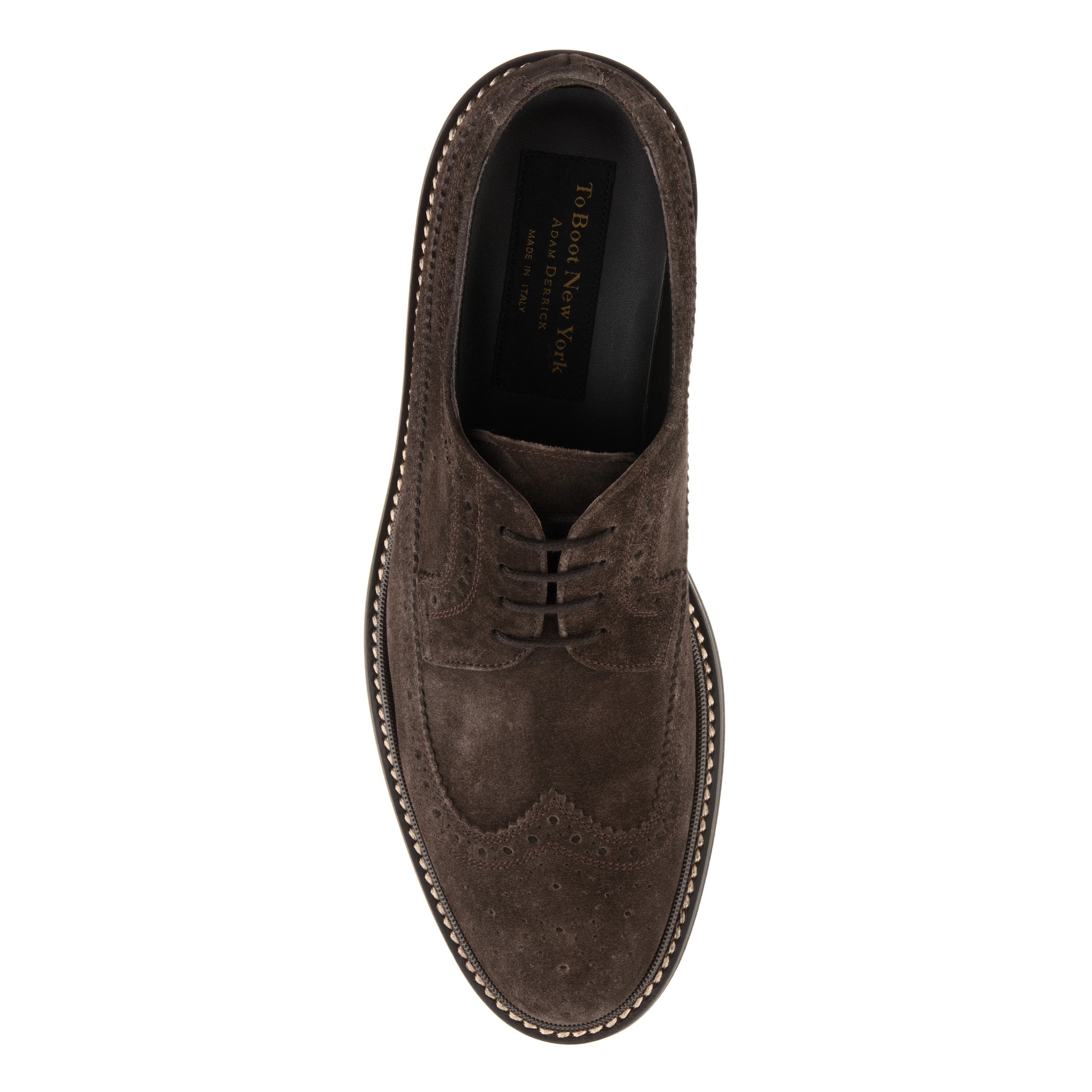 Bridgewater Dark Brown Suede Longwing