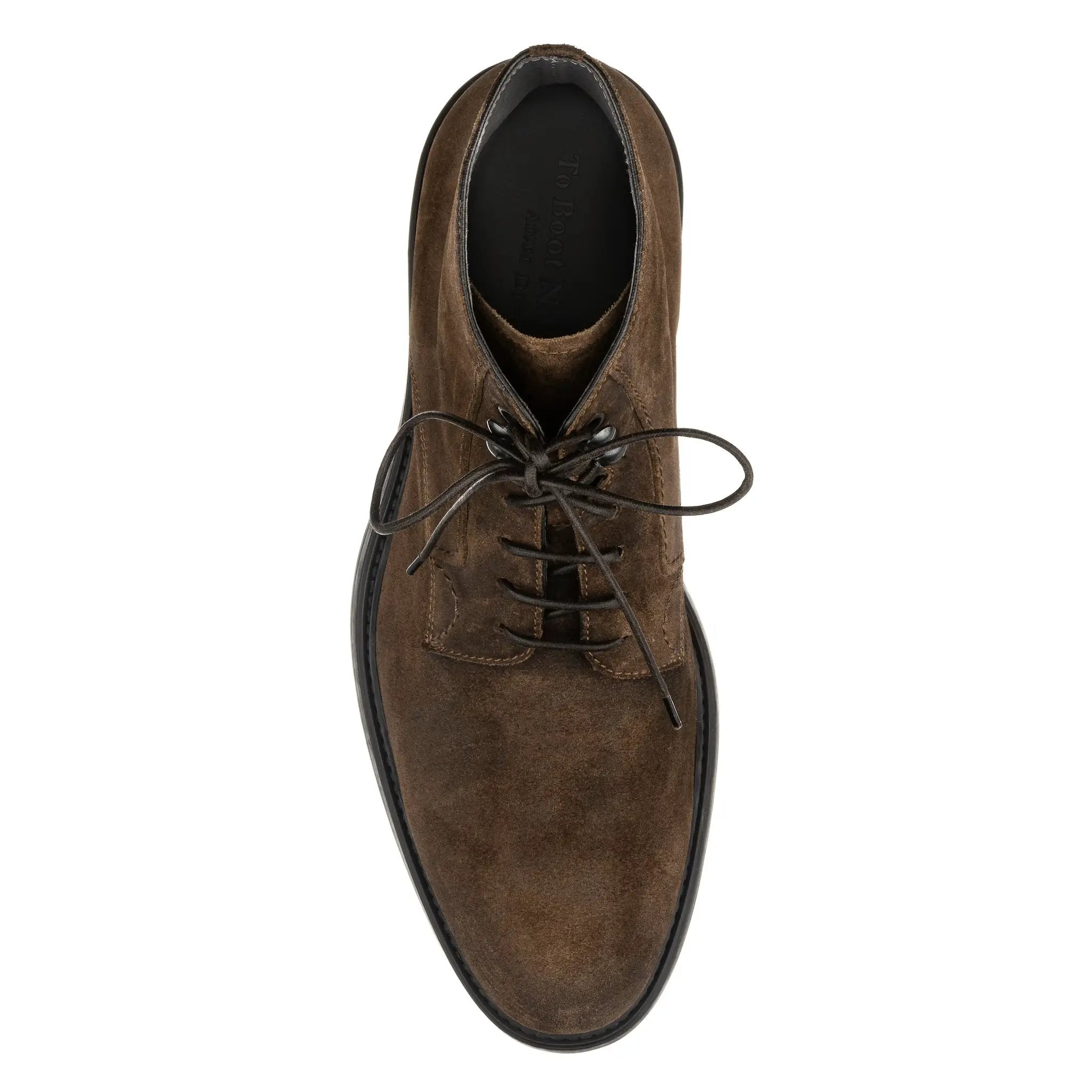 Major Mid Brown Suede Lace-Up Boot by To Boot New York