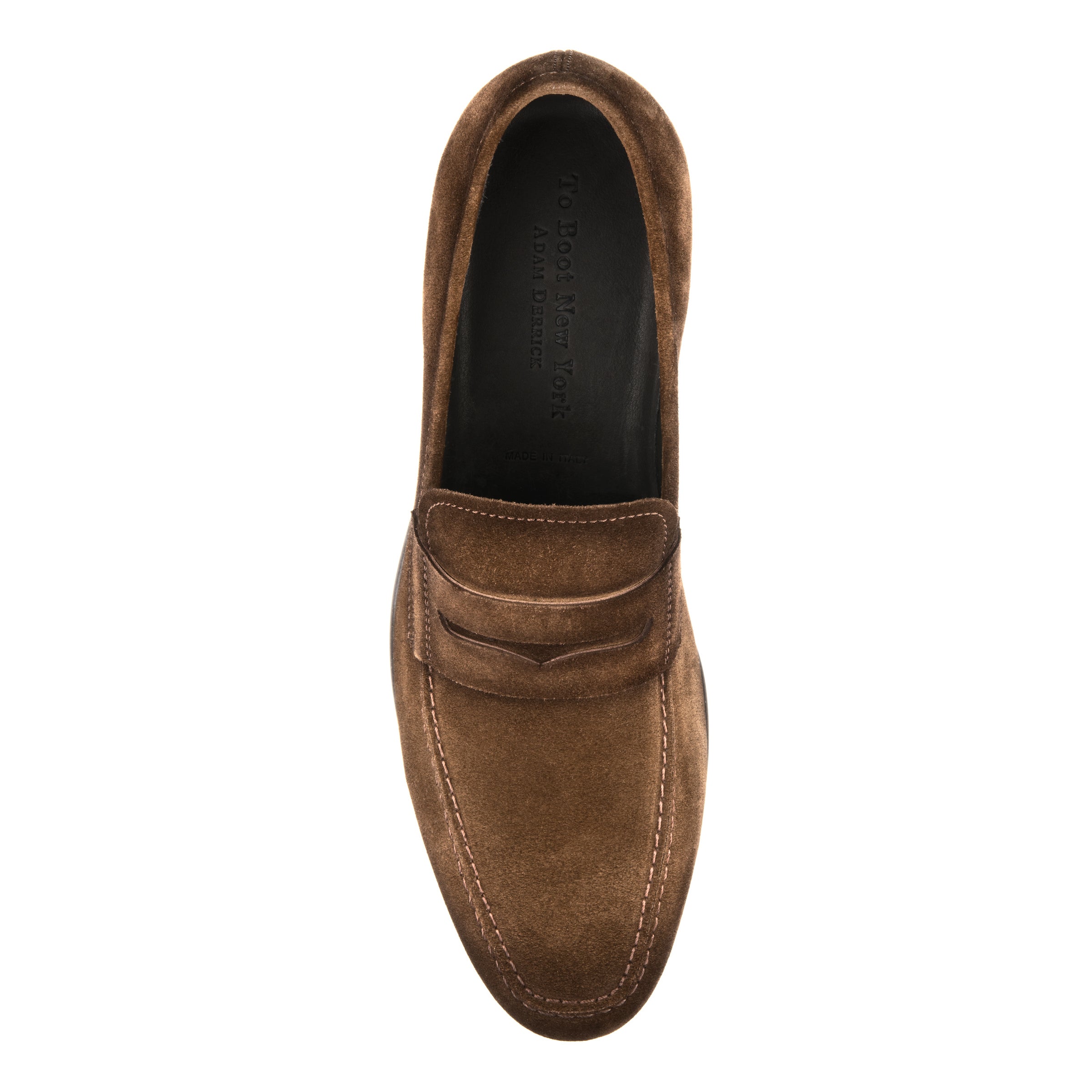 Corbin Medium Brown Suede Loafer