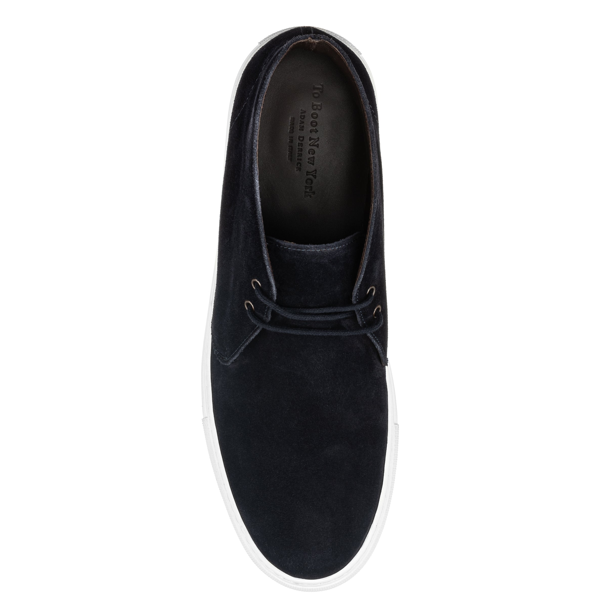 Woodrow Navy Blue Suede